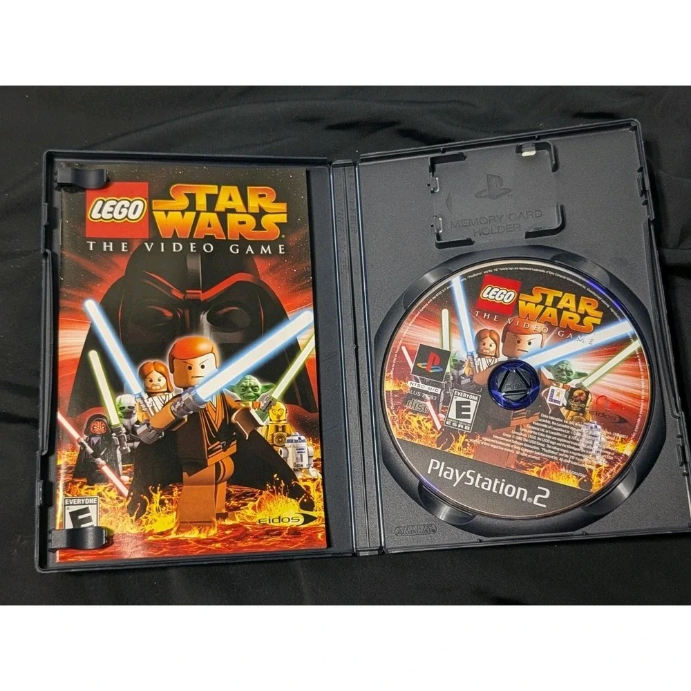 LEGO Star Wars: The Video Game (PS2, 2005) Greatest Hits Edition CIB